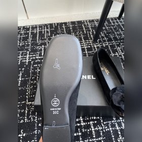 Chanel 24ss Новая модель туфли Мэри Джейн с квадратным носком и к