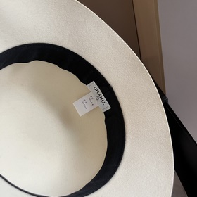Шляпа Chanel из шерсти, шляпа с бантиком в стиле знати, 100% шерс
