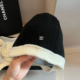 Chanel Новая модель шапки для лыж от Chanel, вязаная шапка, офици