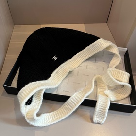 Chanel Новая модель шапки для лыж от Chanel, вязаная шапка, офици