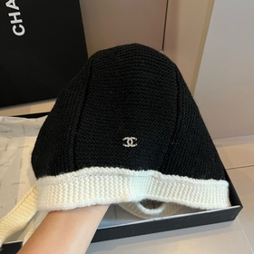 Chanel Новая модель шапки для лыж от Chanel, вязаная шапка, офици