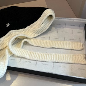 Chanel Новая модель шапки для лыж от Chanel, вязаная шапка, офици
