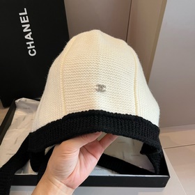 Chanel Новая модель шапки для лыж от Chanel, вязаная шапка, офици