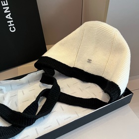 Chanel Новая модель шапки для лыж от Chanel, вязаная шапка, офици