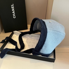 Chanel Новая модель шапки для лыж от Chanel, вязаная шапка, офици