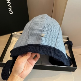 Chanel Новая модель шапки для лыж от Chanel, вязаная шапка, офици