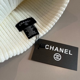 Chanel осенне-зимняя новая модель вязаная шапка из шерсти, с полн