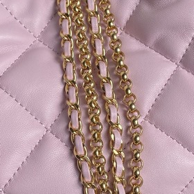 Вечерняя сумка Chanel 24A Hobo с бахромой и цепочкой AS4966. Роск