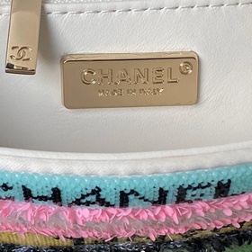 chanel 24A Модель AS3269 С блестящими полосками CF Цветные буквы,