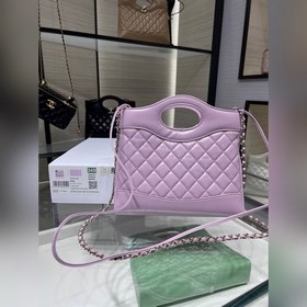 Новейшая модель Chanel 24S 31bag из масляной кожи, модная и униве