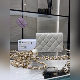 Новейшая модель Chanel 24s с красным мешочком Жемчужные бусины с