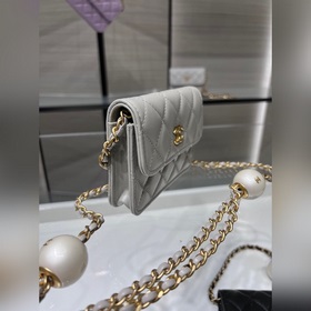 Новейшая модель Chanel 24s с красным мешочком Жемчужные бусины с