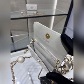 Новейшая модель Chanel 24s с красным мешочком Жемчужные бусины с
