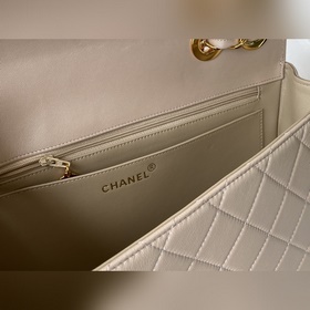 CHANEL Vintage серия A088 Большая сумка с одной застежкой и цепоч