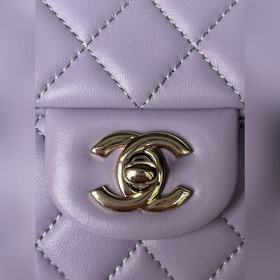 Chanel 21K новейшая сумка Mini CF handle AS2431 с классической кр