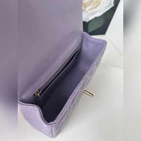 Chanel 21K новейшая сумка Mini CF handle AS2431 с классической кр