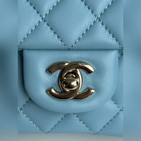 Новейшая сумка 21K Mini CF handle AS2431 с классической крышкой в
