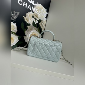 Chanel 21K новейшая сумка Mini CF handle AS2431 с классической кр