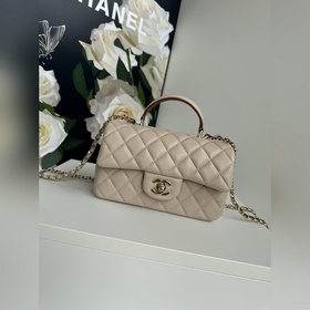 Chanel 21K новейшая сумка Mini CF handle AS2431 с классической кр