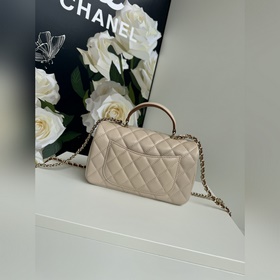 Chanel 21K новейшая сумка Mini CF handle AS2431 с классической кр
