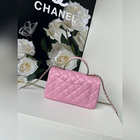 Chanel 21K новейшая сумка Mini CF handle AS2431 с классической кр