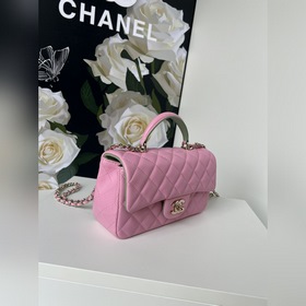 Chanel 21K новейшая сумка Mini CF handle AS2431 с классической кр