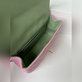 Chanel 21K новейшая сумка Mini CF handle AS2431 с классической кр