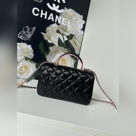 Chanel 21K новейшая сумка Mini CF handle AS2431 с классической кр