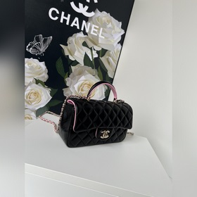 Chanel 21K новейшая сумка Mini CF handle AS2431 с классической кр
