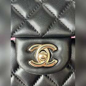 Chanel 21K новейшая сумка Mini CF handle AS2431 с классической кр