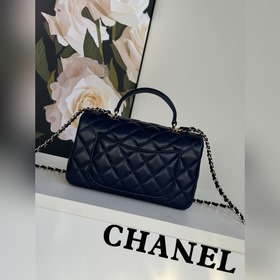 Chanel 21K новейшая сумка Mini CF handle AS2431 с классической кр