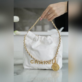 23s весна-лето новинка 22Mini bag натуральная кожа белого цвета 