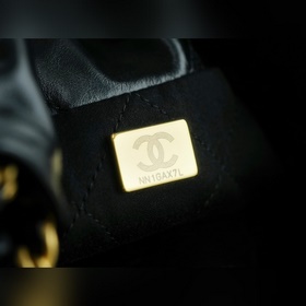 Chanel 23S 22Mini сумка черно-золотая Долгожданная мини-сумка 22b