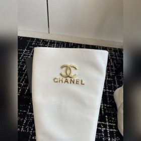 Chanel 24ss Осень-Зима Новые модели Ботинки с квадратным носком и