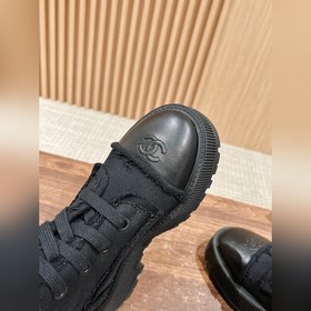 Ботинки Chanel на толстой подошве, визуально удлиняют ноги, насто