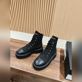 Ботинки Chanel на толстой подошве, визуально удлиняют ноги, реком