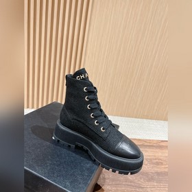 Ботинки Chanel на толстой подошве, визуально удлиняют ноги, реком