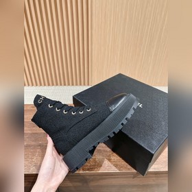 Ботинки Chanel на толстой подошве, визуально удлиняют ноги, реком