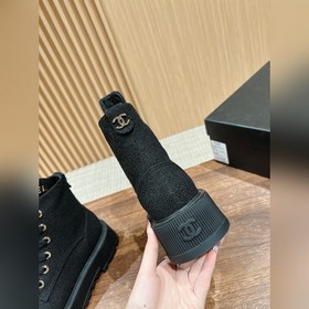 Ботинки Chanel на толстой подошве, визуально удлиняют ноги, реком