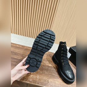 Ботинки Chanel на толстой подошве, визуально удлиняют ноги, реком
