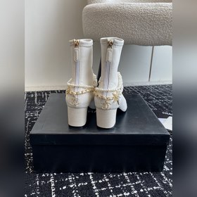 Chanel 24 осень-зима, новая модель, круглый носок, толстый каблук