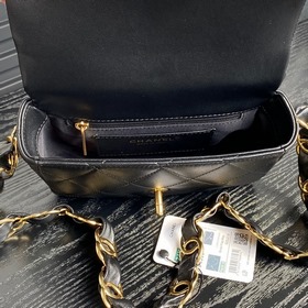 chanel 24K высококачественная сумка AS5174 с двойной цепочкой и п