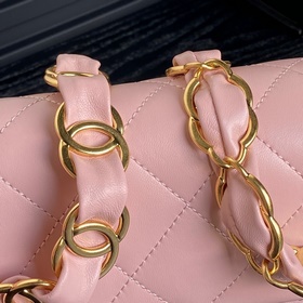 chanel 24K высококачественная сумка AS5176 с двойной цепочкой и п