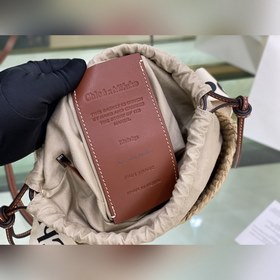 Подлинный продукт  Новая сумка Chloe Small Woody Basket из плете