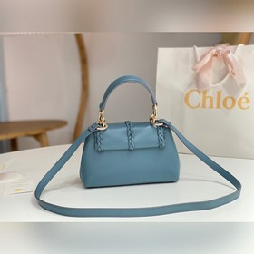 Подлинный продукт, цвет «туманный синий», маленький размер Chloe 