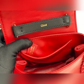 Подлинный продукт, ярко-красный, маленький размер Chloe выпустила
