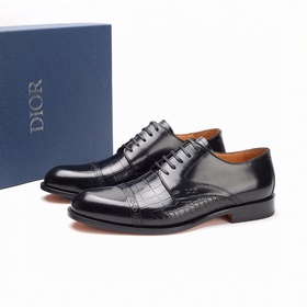 Обувь Dior Derby Кожаные туфли с кожаной подошвой для формальног