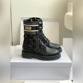 (Официальный сайт, упаковка в коробке) Короткие ботинки Dior-Majo