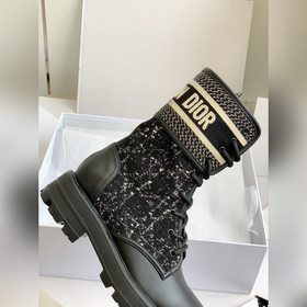 (Официальный сайт, упаковка в коробке) Короткие ботинки Dior-Majo