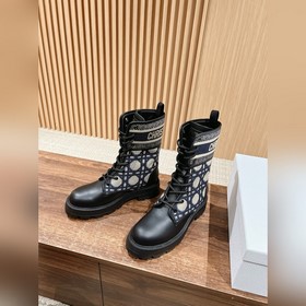 Новые легкие ботинки Dior с вышивкой Элегантные ботинки с уникал